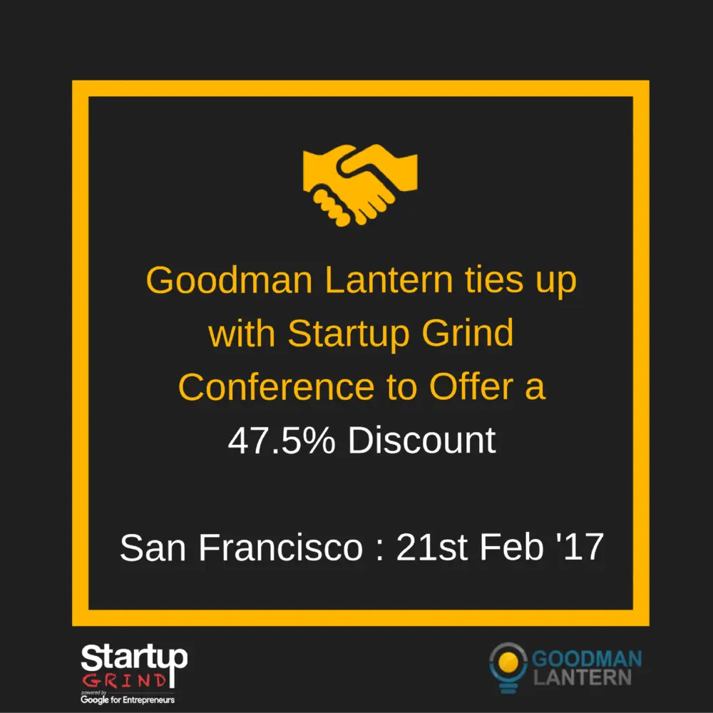 Goodman Lantern Ties up With Startup Grind Conference to Offer Discount